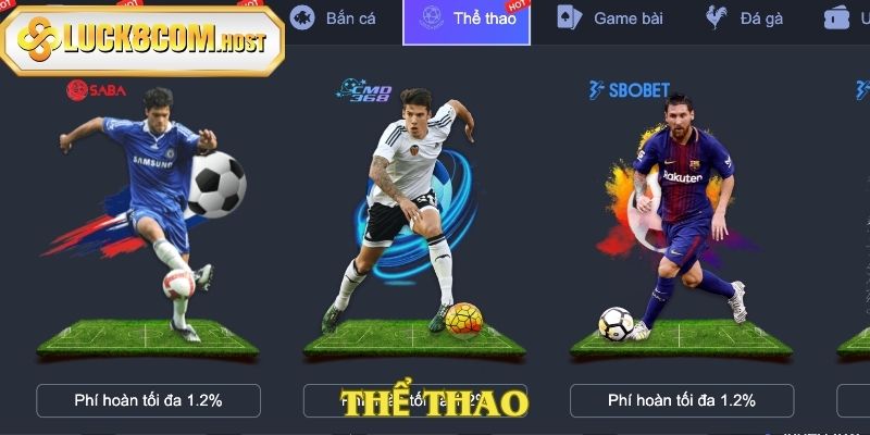 Thể thao với hơn 1000 trận đấu đẳng cấp mỗi ngày